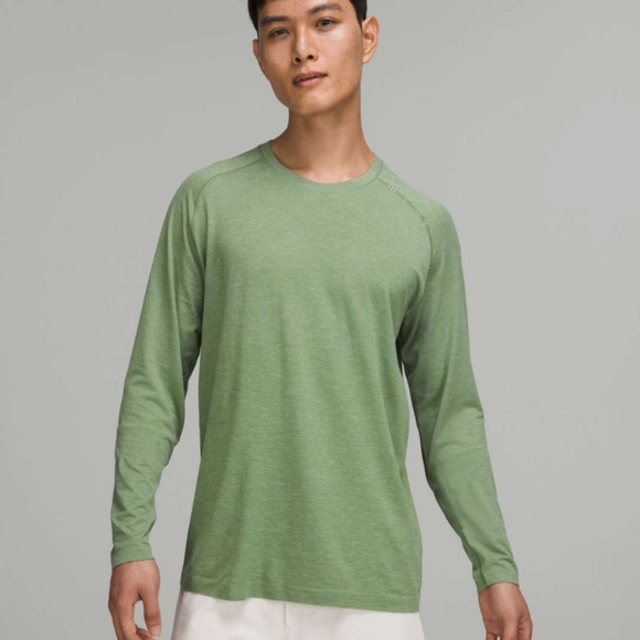 Lululemon Metal Vent Tech Long Sleeve Shirt 2.0 in Green size Men's Large - Picture 1 of 11